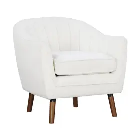 1081wh-1 Lexicon Cutler Textured Accent Chair In White