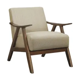1138br-1 Lexicon Elle Accent Chair Brown