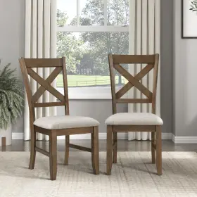 Lexicon 194840244707 Bigwood Dining Chair Set Of 2 Cherry