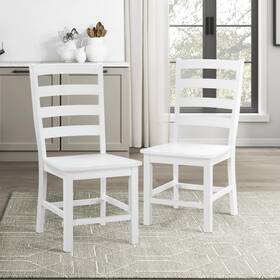 Lexicon 194840267508 Farmhouse Dining Chairs Set Of 2 Kitchen Sturdy Solid