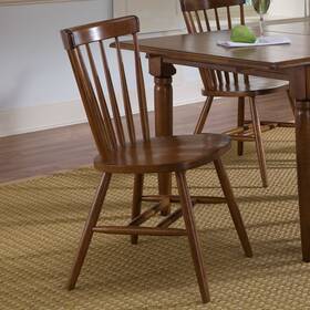 Liberty Furniture 842994143345 Creations Copenhagen Side Chair - Tobacco-set Of 2 Brown