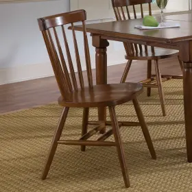 Liberty Furniture 842994143345 Creations Copenhagen Side Chair - Tobacco-set Of 2 Brown