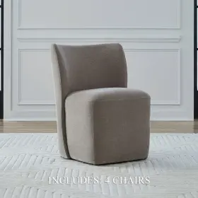 Liberty Furniture 842994199304 Accent Dining Chairs - Rounded Back Truffle Set Of Four