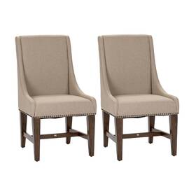 Liberty Furniture Industries Inc. 842994143116 Armand Upholstered Side Chair Rta -set Of 2 In Antique Brownstone