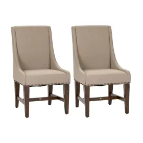 Liberty Furniture Industries Inc. 842994143116 Armand Upholstered Side Chair Rta -set Of 2 In Antique Brownstone