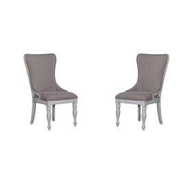Liberty Furniture Industries Inc. 842994187318 Upholstered Wing Back Side Chair For Dining Room Set Of 2