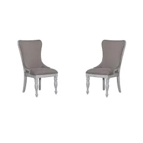 Liberty Furniture Industries Inc. 842994187318 Upholstered Wing Back Side Chair For Dining Room Set Of 2