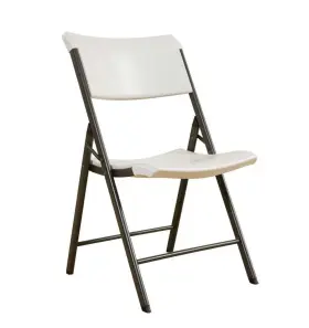 480074 Lifetime Commercial Grade Contemporary Folding Chair Beige