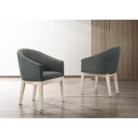 Bg3299843 Lilola Home Neroli Set Of 2 Gray Fabric Barrel Accent Chair
