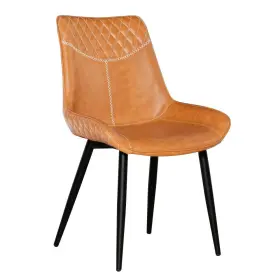 54608356 Linon 2pc Edler Quilt Stitch Scooped Seat Dining Chairs Brown -