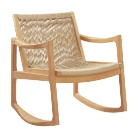 Hd221834 Linon Home Decor Gannette Natural Woven Rocking Chair