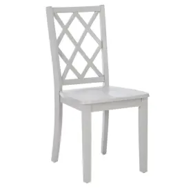 Hd222050 Linon Home Decor Mori Light Gray Wood Side Dining Chair