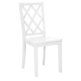 Hd222052 Linon Home Decor Mori White Wood Side Dining Chair