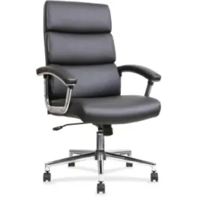 Llr-20018 Lorell Leather High-back Chair - Bonded Black Seat