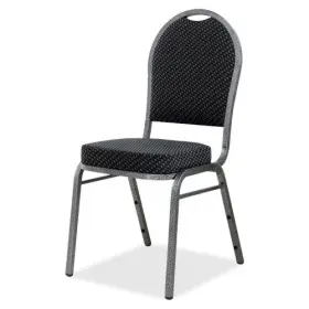 Llr-62525 Lorell Llr62525 Upholstered Stacking Chair Gray Fabric