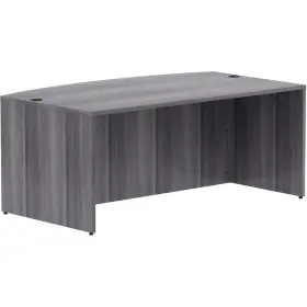 Llr-69591 Lorell Weathered Charcoal Laminate Desking Llr69591