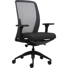 Llr83104 Lorell High-back Chair Mesh Back Adj Arms 26-1/2 Inch X25 X47 Bk 83104