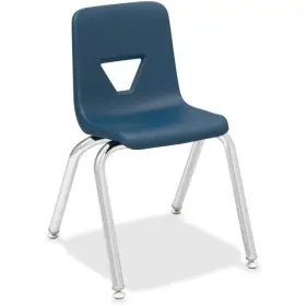 Llr99884 Lorell 25 X 14.8 16.5 Inch Polypropylene Student Chair - Blue