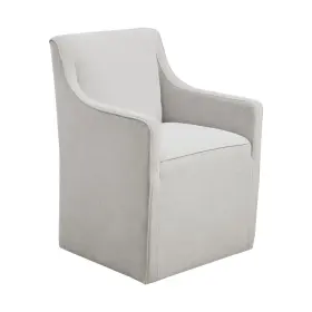 Madison Park 022164222883 Charlotte Dinning Chair 24.5 Inch W X 24 D 34 H Grey