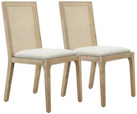 Madison Park Mp108-1060 Canteberry Natural Wood Dining Chairs Set Of 2