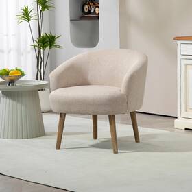 Mainstays 037873941772 Curved Textured Chair Beige