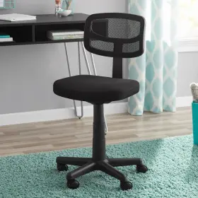 Ms18-03-1015-03 Mainstays Mesh Task Chair With Plush Padded Seat Teens And Adult Black/black