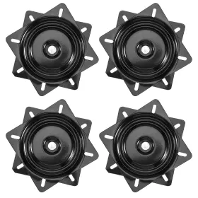 Manchap 758226508922 4 Pcs 7 Inch Bar Stool Swivel Plate Ball Bearing Seat Base Mount Plat