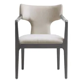 Dc1623-2 Manhattan Comfort Eloria Mid-century Modern Chenille Wood Armchair In Taupe