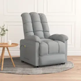 Massage Chair Light Grey Fabric 719883991498 100% Polyester Standard