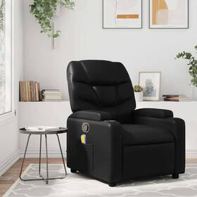 Massage Recliner Chair Black 721012201187