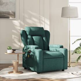 Massage Recliner Chair Dark Green 721012198999 Fabric