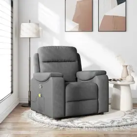 Massage Recliner Chair Dark Grey 721012184411