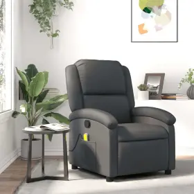 Massage Recliner Chair Grey 721012179615
