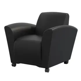 Mayline 760771124786 Santa Cruz Lounge Series Mobile Chair In Black