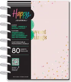 5a002fnn-1gh20 Me & My Big Ideas Happy Planner Disc Bound Guided Journal-sweets And Baking