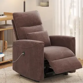 Mechyin 850073488362 Power Recliner Chair With Adjustable Backrest Footrest Ultra-comfy Electric
