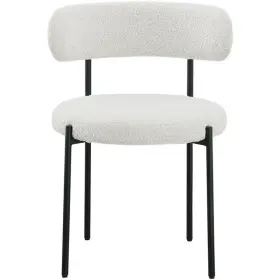 880cream-c Meridian Furniture 094308265230 Beacon Collection Modern Contemporary Boucle