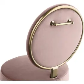 Meridian Furniture 094308268545 Brandy Pink Velvet Dining Chair