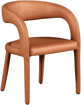 987cognac-c Meridian Furniture 094308270975 Sylvester Collection Modern Contemporary Veg