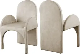 Meridian Furniture 094308271675 803stone-ac Summer Collection Modern Contemporary Velvet