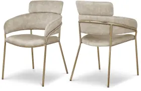 Frame22.5 Meridian Furniture 094308271859 549stone-c Yara Metal Inch W X 25.5 D 34.5 H Stone