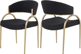 Meridian Furniture 094308273747 930black-c Privet Collection Modern Contemporary Dining