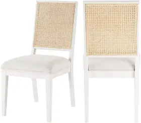 Meridian Furniture 094308274195 705white-c Butterfly Collection Mid-century Modern Dining