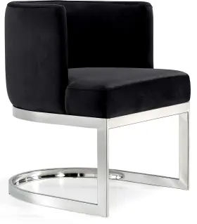Meridian Furniture 647899948695 Gianna Collection Modern 24 Inch W X 22 D 29.5 H Black