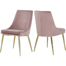 Meridian Furniture 647899949876 Karina Velvet Dining Chair - Set Of 2