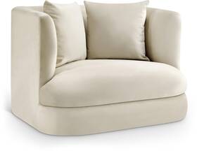 Meridian Furniture 699cream-c Alder Collection Modern Contemporary Chair -m
