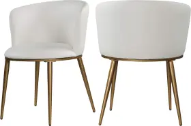 Meridian Furniture 753359806365 Skylar Collection Modern Contemporary Upholstered Dining