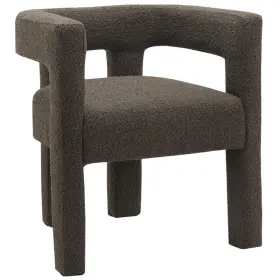 864brown-c Meridian Furniture Upholstered Accent Dining Chair25 Inch W X 21 D 27 H Brown
