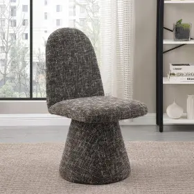869brown-c Meridian Furniture Renuar Brown Fabric Dining Chair Set Of 2