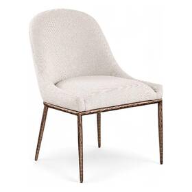 Meridian Furniture 88037beige-sc Ferro Beige Linen Textured Performance Fabric Dining Sc